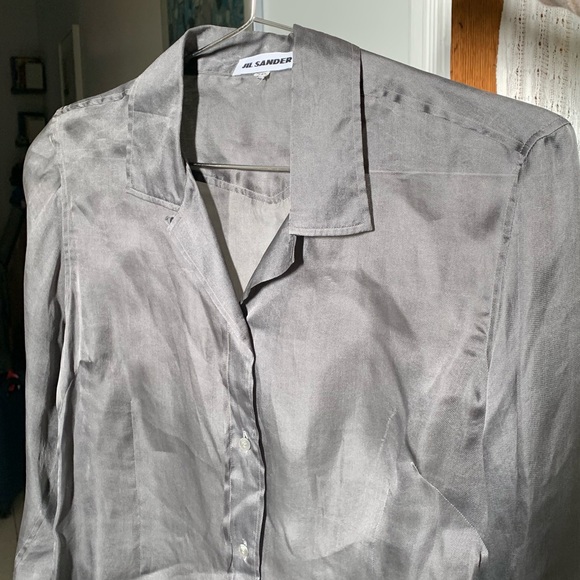 Jill Sander Sheer Blouse - Picture 2 of 4